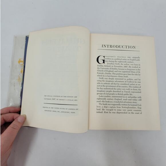 Gulliver's Travels by Jonathan Swift Junior Library 1947 Hardcover Children Book - Picture 8 of 13